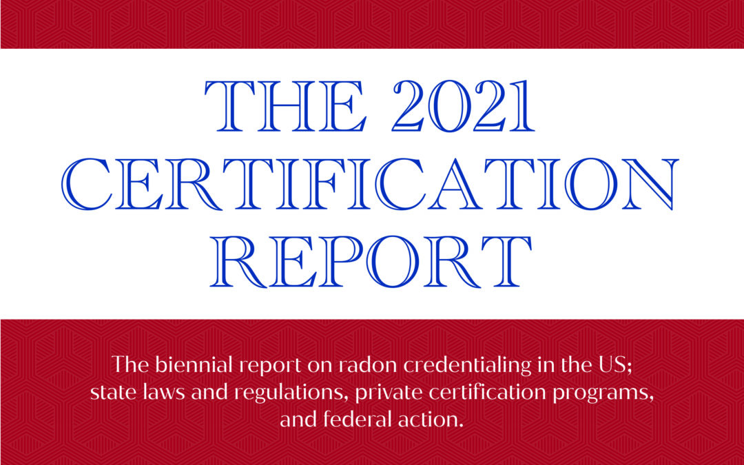 The 2021 Certification Report