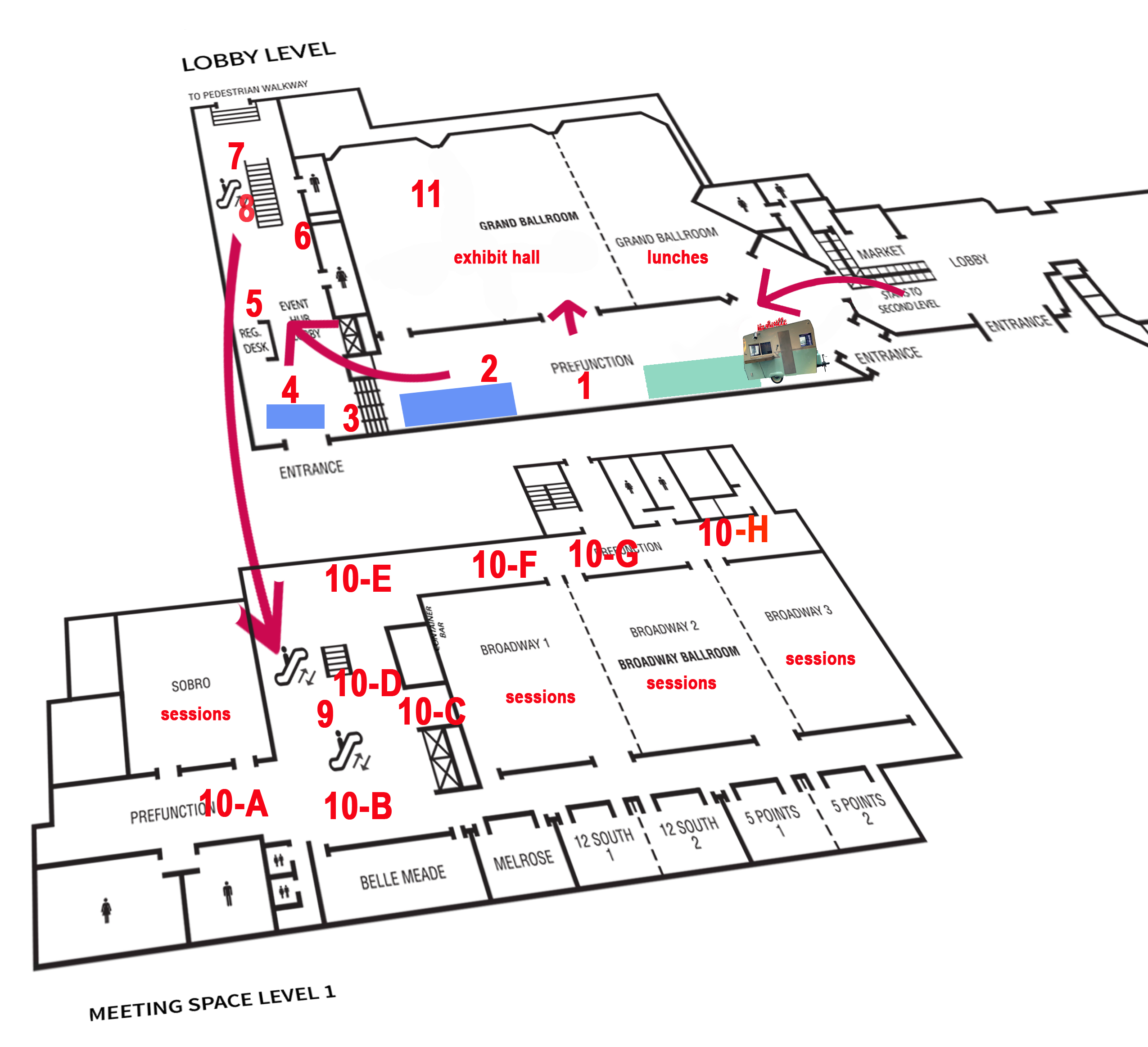 Floorplan for Event Space - Sponsorship Locations 050323 copy